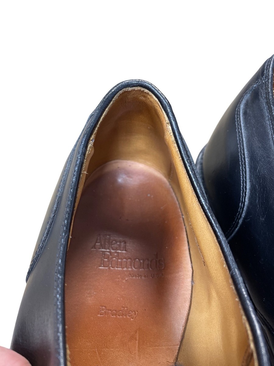 Allen Edmonds Bradley Mens Black Leather Split Toe Derby  display picture 2