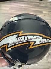 Charlie Joiner Autographed Mini Helmet HOF Chargers Absolute Certified Limited