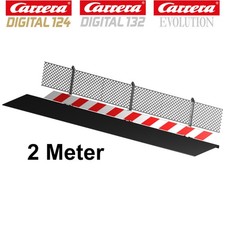 Leitplanke mit Schutzzaun Fangzaun 2 Meter Carrera Evolution Digital 132 / 124