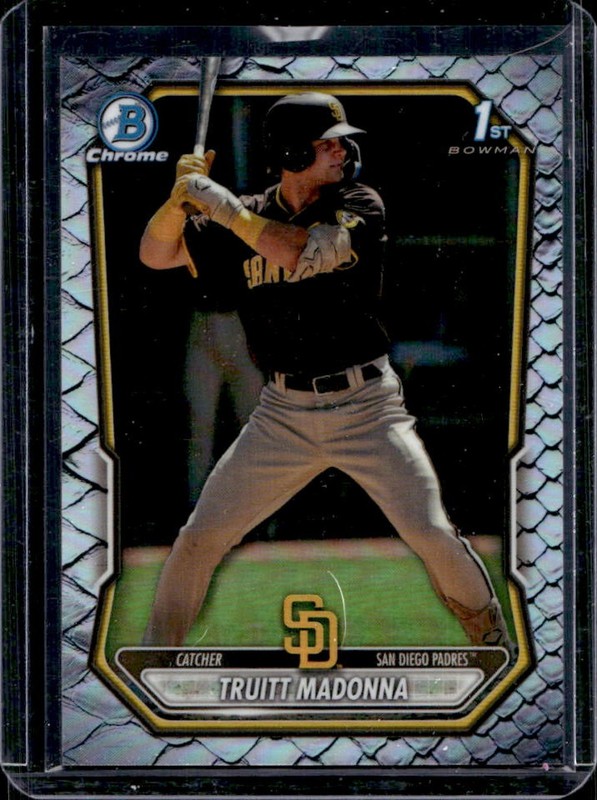 2026 Bowman Truitt Madonna Chrome Reptilian Refractor 1st #BCP-109 Padres