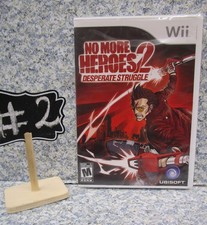 Video Game Wii No More Heroes 2 Desperate Struggle 2 NEW SEALED