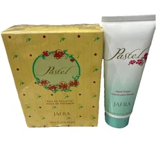 Pastel Natural Spray Cologne by Jafra, 3.3 fl. oz. And Hand Cream 2.5 Oz THE Set