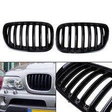 Gloss Black Front Kidney Grill Grille For Bmw X5 E53 2004-2006 X Series Gloss Black Front Kidney Grill Grille For Bmw X5 E53 2004-2006 X Series