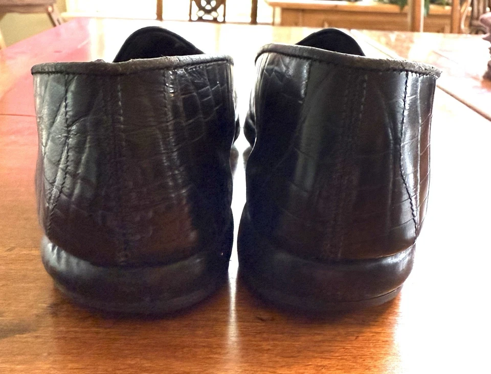 Женские бельгийские туфли Midinette кожаные туфли 81/2 N животное тиснение - Изображение 4 из 4