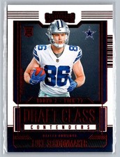 2023 Panini Contenders #16 Luke Schoonmaker Draft Class Contenders Red