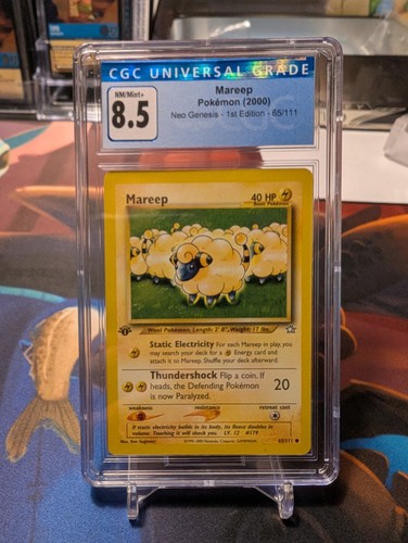 Mareep (1st Edition) graded CGC 8.5 for sale on eBay