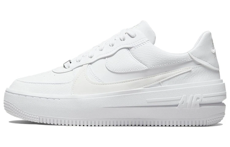 Nike Air Force 1 PLT.AF.ORM Triple White W for sale | eBay