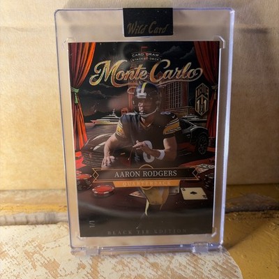 2026 Wild Card Aaron Rodgers True  1/1 Steelers Monte Carlo case hit 🔥 