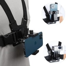 Mobile Phone Chest Harness  Head Strap Mount Holder Kit for POV Vlog Recording