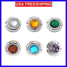 6 PCS Handbag Hooks for Tables,Portable Hook,for Purse Bag Hanger Portable Ha...