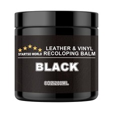 STARTSO WORLD Leather Recoloring Balm, Black Leather Repair Kit for Furniture...