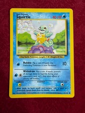 Pokemon TCG Squirtle Non-Holo 63/102, Base Set (LP) on eBay