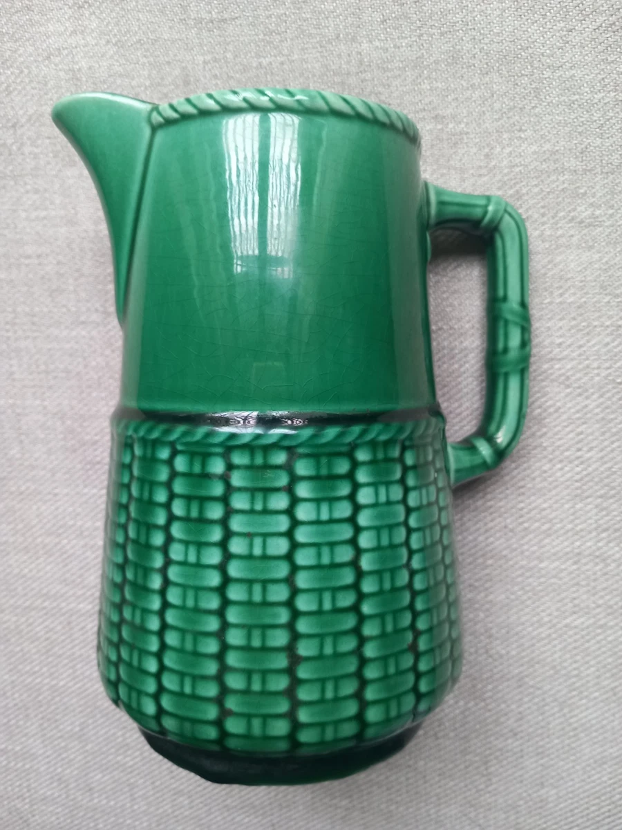 ANCIEN PICHET POT verseuse cruche Digoin Sarreguemines dégradé Vert