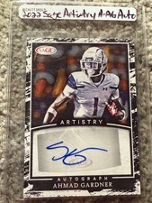 AHMAD SAUCE GARDNER 2022 SAGE ARTISTRY AUTO ROOKIE A-AG COLTS UC BEARCATS READ