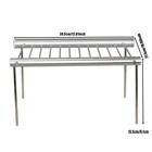 Folding Portable Stainless Steel BBQ Grill Mini Pocket Barbecue