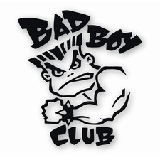 BAD BOY CLUB - Vinyl Decal Sticker - CHOOSE Size  Color
