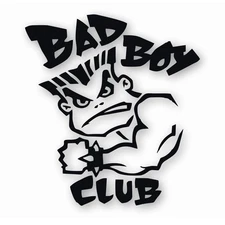 BAD BOY CLUB - Vinyl Decal Sticker - CHOOSE Size & Color
