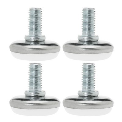 M8 x 25 x 30mm Furniture Leveling Feet Adjustable Leveler for Chair Leg 4pcs