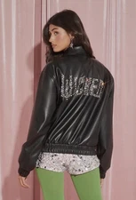 Wicked Movie Faux Leather Jacket Forever 21 Elphaba Witch Limited Edition M NWT