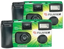Fujifilm Quicksnap Flash 400 Single-Use Camera With Flash 2 Pack 