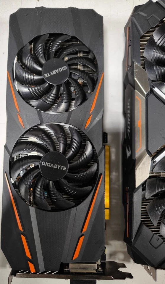 Lot of 3 GIGABYTE GeForce GTX 1060 gtx 750 Ti Radeon RX 580 Not Working For Part - Image 2 of 4