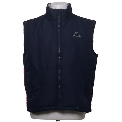 Kappa, Outdoor Weste, Herren, Größe: M, Blau/Rot, Polyester, Streifen #bw6