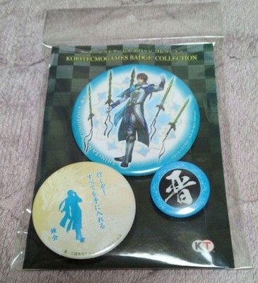 Dynasty Warriors 7 Zhong Hui Jin Badge Collection Koei Tecmo Unopened