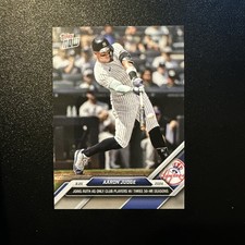 2025 Topps Now Aaron Judge Joins Babe Ruth W/3 50HR Seasons