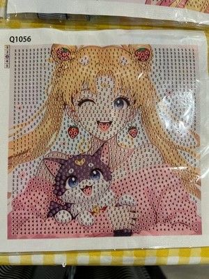 Sailor Moon Luna Diamond Painting DIY Craft Kit Full Drill Art Bead Mosaic