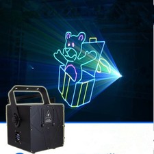 2W 3W RGB Animation Laser Projector DJ Lighting ILDA Stage Laser Beam Light