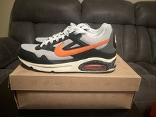 Nike Air Max Skyline Neutral Grey, Orange Blaze, Black (343886 081) Mens 10