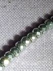 Vtg. 925 Sterling Silver "Luc CN" Bead Chain Necklace W/ CZ Tube Style Pendant — photo 9