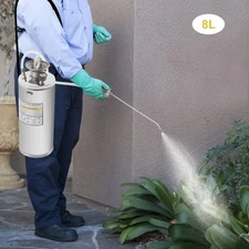 Large Capacity 2 Gal Stainless Steel Hand-Pump Sprayer with 1.2m Hose