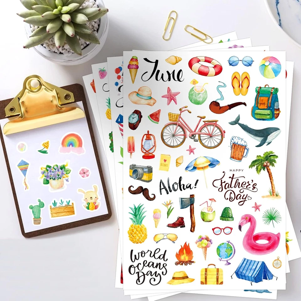 Planner Stickers 1150+ New Monthly Daily Planners Vintage Holiday Seasonal Happy - Image 2 of 4