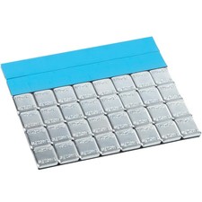 Jiiinmiiin Upgraded Wheel Weights 14oz 0.25oz - - 48pcs Chrome