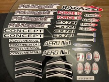 40 Fahrrad Sticker Aufkleber Bike Mountainbike Set Konvolut Phil Roggers Liner ✅