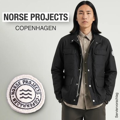 NP ~ 600+ NORSE PROJECTS Danish functional jacket Odin size M, sailing jacket, black