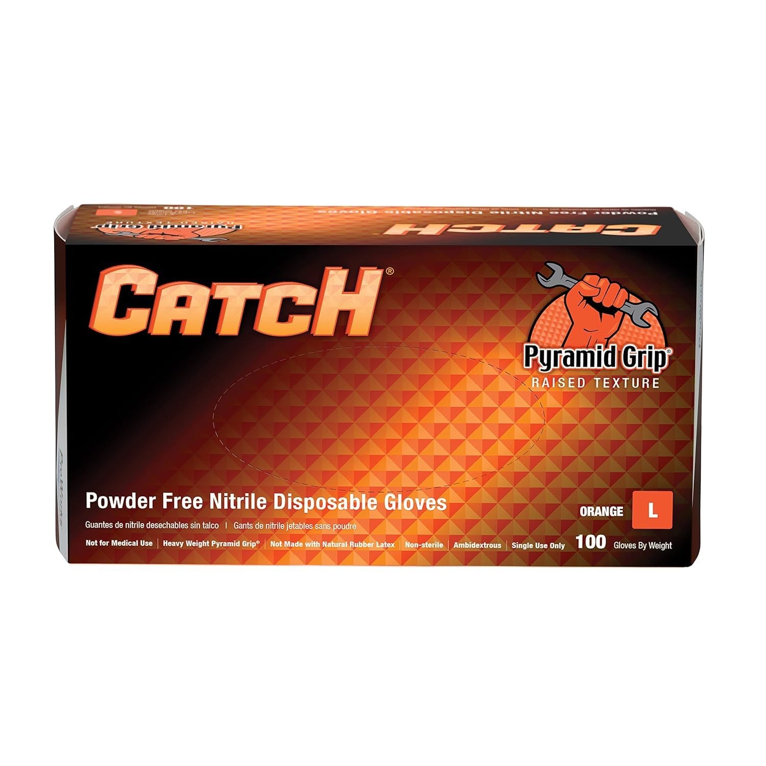 ProWorks CATCH 9 Mil Heavy Duty Disposable Nitrile Work Gloves