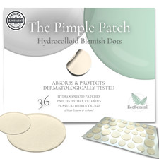 36 Hydrocolloid Spot Stickers | Overnight Absorbing Pimple Patches | EcoFeminii