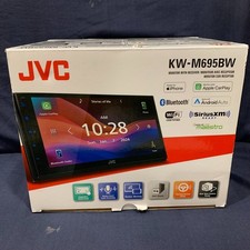 NEW JVC KW-M695BW, 2-DIN Digital Media Receiver, w/ Apple CarPlay  Android Auto