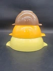 Vintage PYREX Nesting Bowls 444 442 441 / 2.5 QT / 1.5 QT / 1.5 Pt.