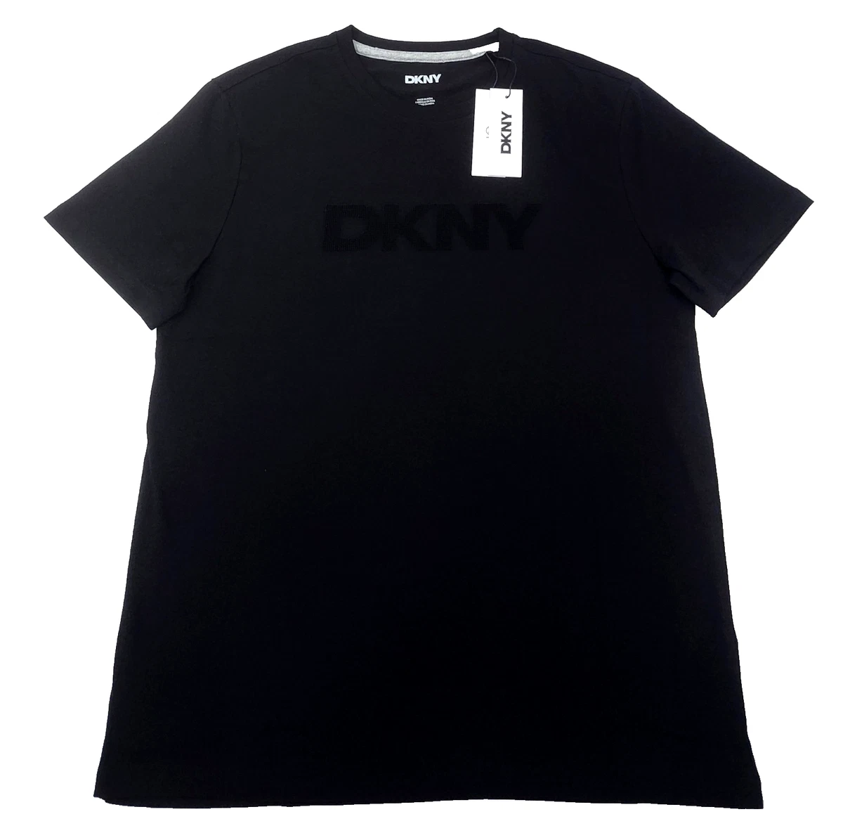 シャツ Dkny Active T-Shirt Mens Large Black Graphic Cotton Tee.#44687 | eBay