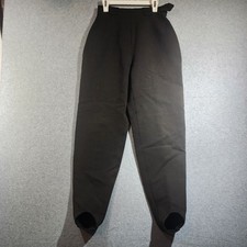 Vintage Dormer-Werner Elastiss De Luxe Wool Nylon Stirrup Pants France Black...