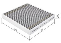 Bosch 1 987 432 368 Filter, Innenraumluft For BMW
