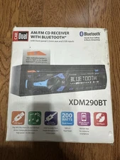 Dual Electronics XDM290BT Single DIN Car Stereo - Black