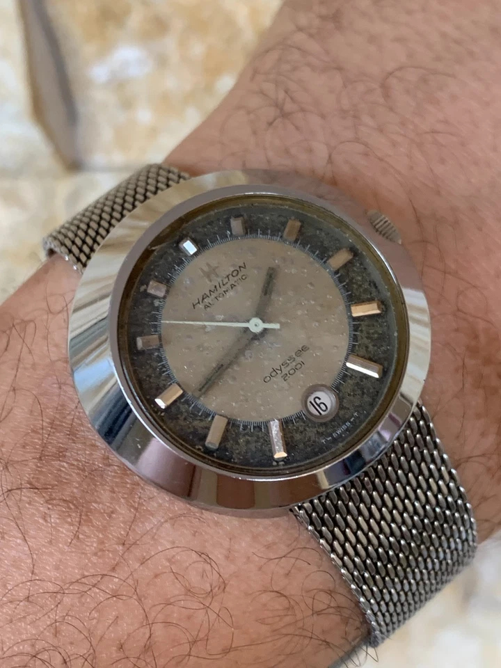 1970’S VINTAGE HAMILTON FONTAINEBLEAU SPACE ODYSSEY 2001 WATCH SWISS AUTOMATIC - image 2 of 4