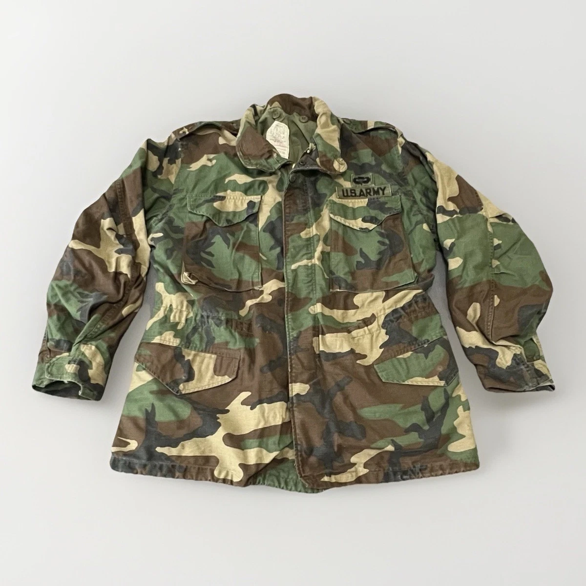 Veste Camouflage Militaire US - Taille S Courte - Parfaite Pour Un Style Army Décontracté