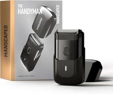 MANSCAPED  The Handyman  Compact Face Shaver   Portable Men  s Travel Faci