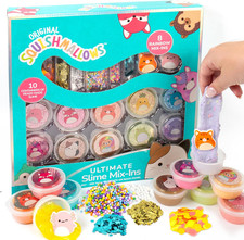 Squishmallows Slime Mix'Ins 10-Pack with Glitter  Fun Add-Ins for Kids