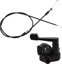 7/8'' Thumb Throttle Kit with Cable - Aluminum for 50-250cc ATV & Mini Bike